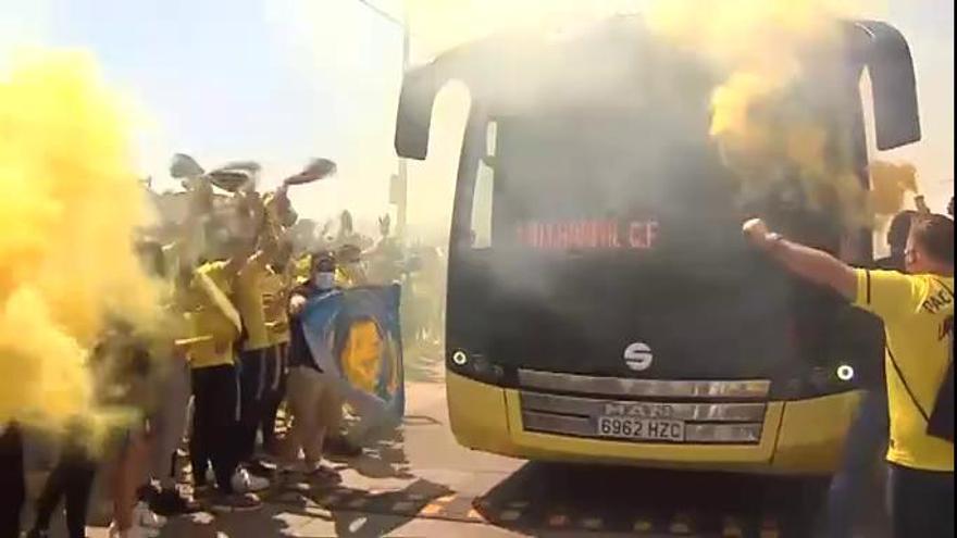 Multitudinaria despedida al Villarreal