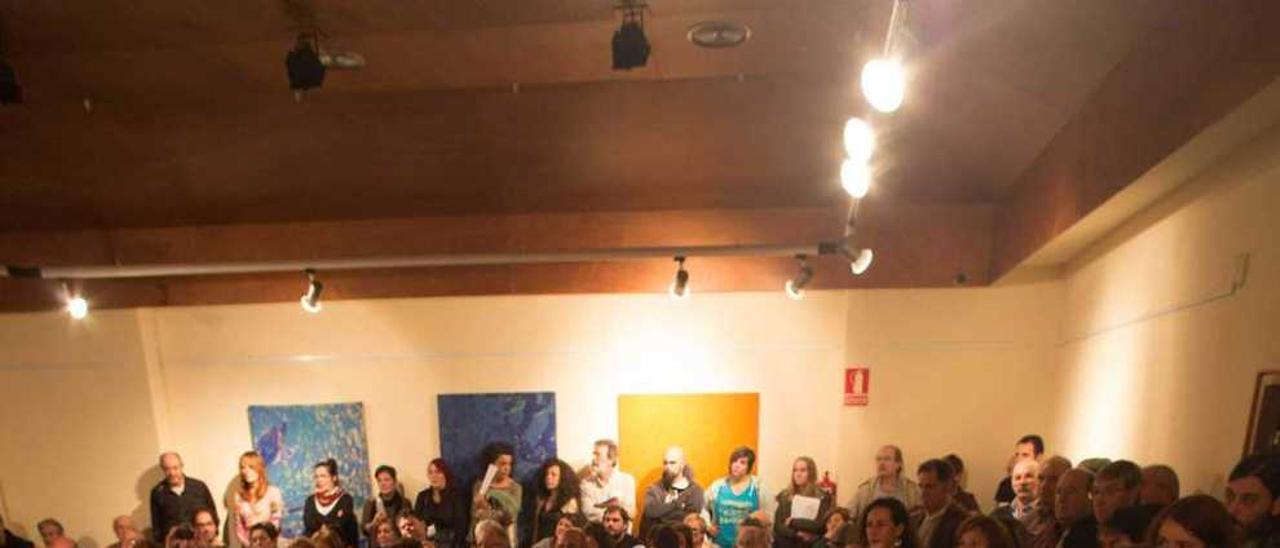 Participantes en la presentación de la plataforma Ganemos.