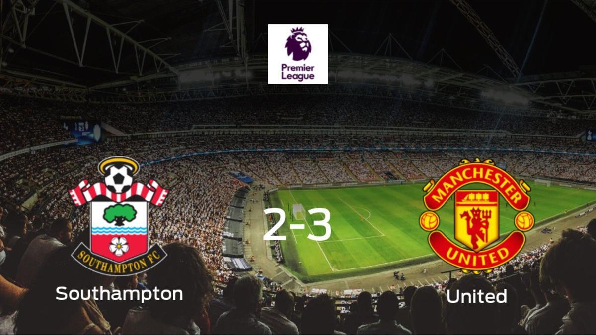 El Manchester United se lleva los tres puntos ante el Southampton (2-3)