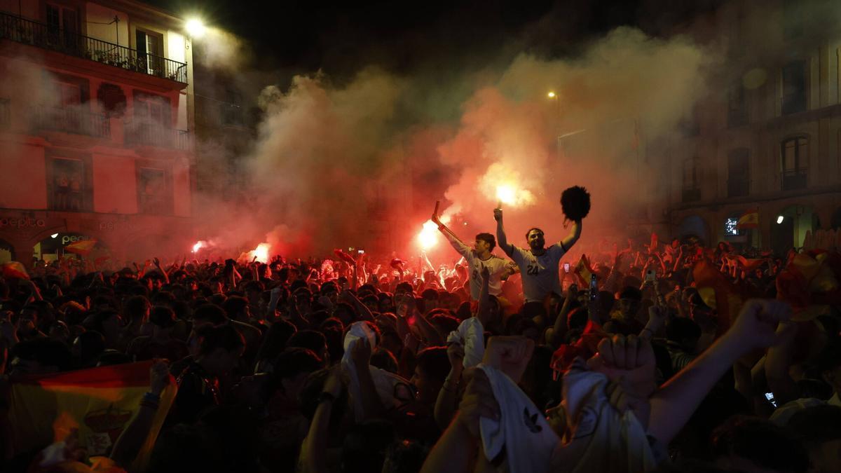 EN IMÁGENES: Así fueron las celebraciones del Mundial en Avilés, en imágenes