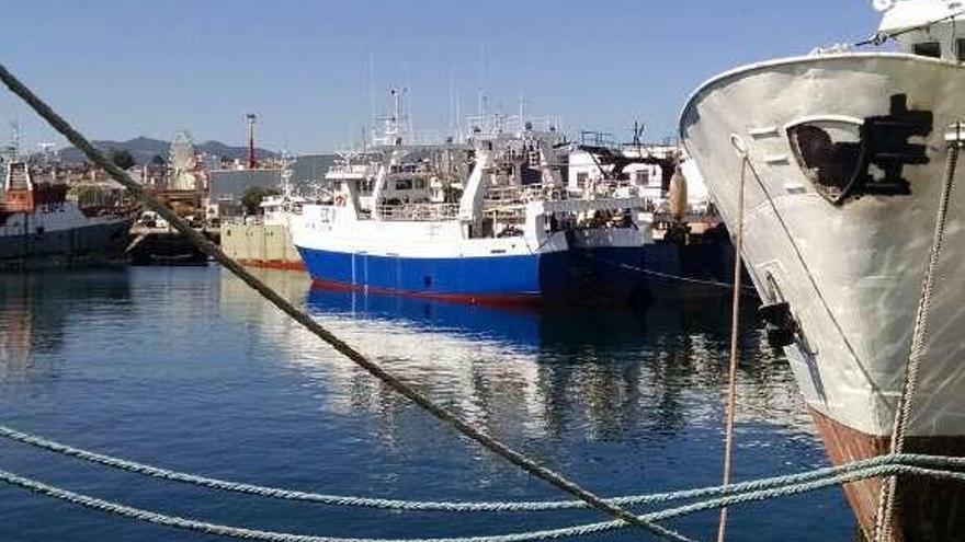 El &quot;Balamida&quot;, barco que faena en caladeros africanos. // A.A.