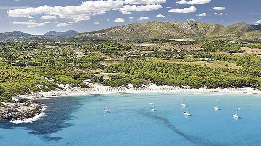 Una idÃ­lica imagen de la playa de Cala Agulla, en el municipio de Capdepera.