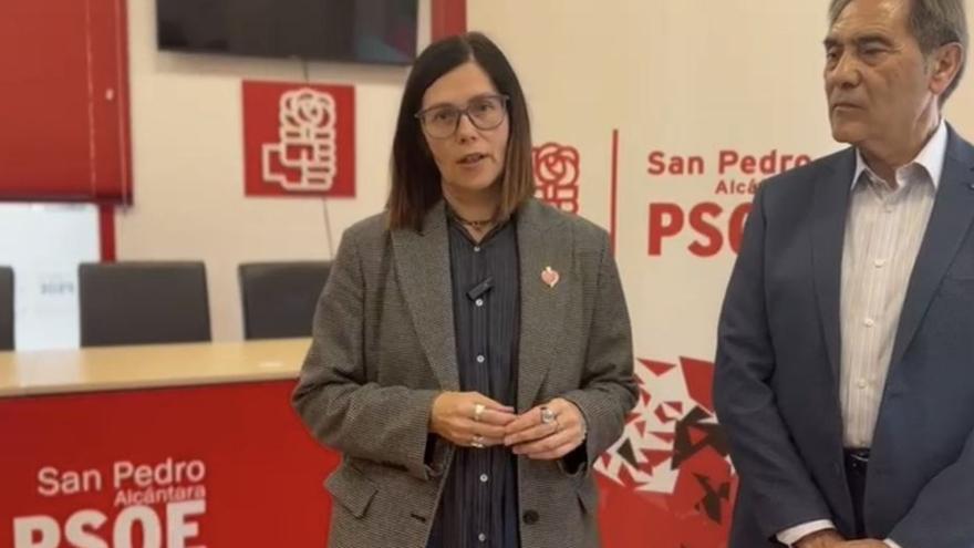 La portavoz del PSOE, Isabel Pérez.