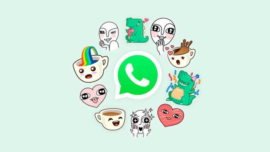 Las &#039;stickers&#039; llegan a WhatsApp.