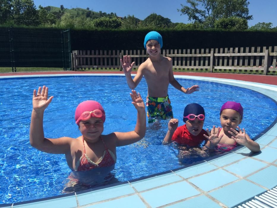 Apertura de las piscinas de Cangas de Onís