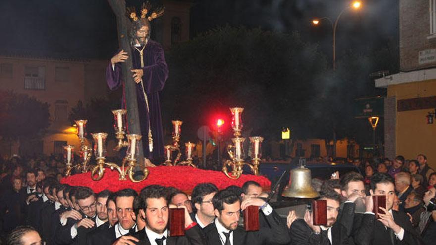 El Nazareno Redentor del Mundo en vía crucis en 2014.