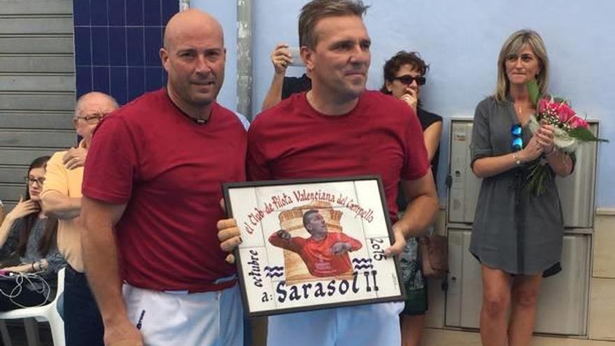 Homenaje del Club de Pilota a «Sarasol II»