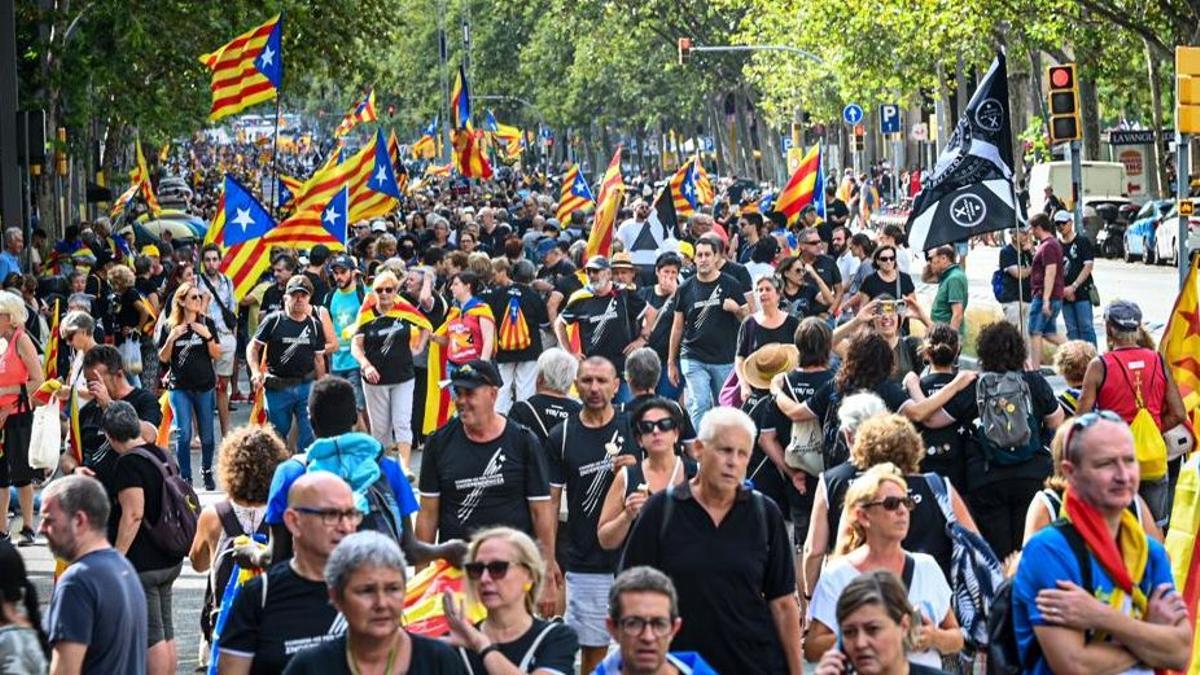 Manifestación de la Diada