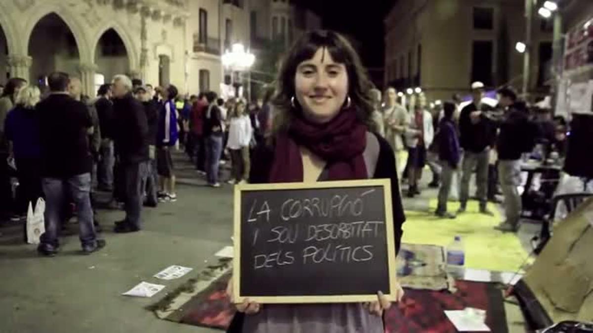 Vídeo promocional del Verkami promogut des d’A les Vuit al Raval sobre #acampadaTRS.