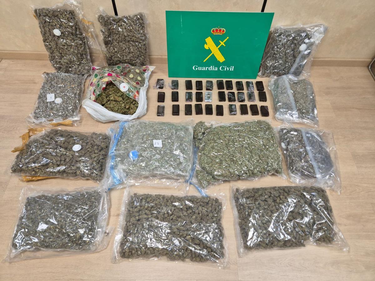 Droga interceptada en envíos de paquetería en el Aeropuerto de Palma