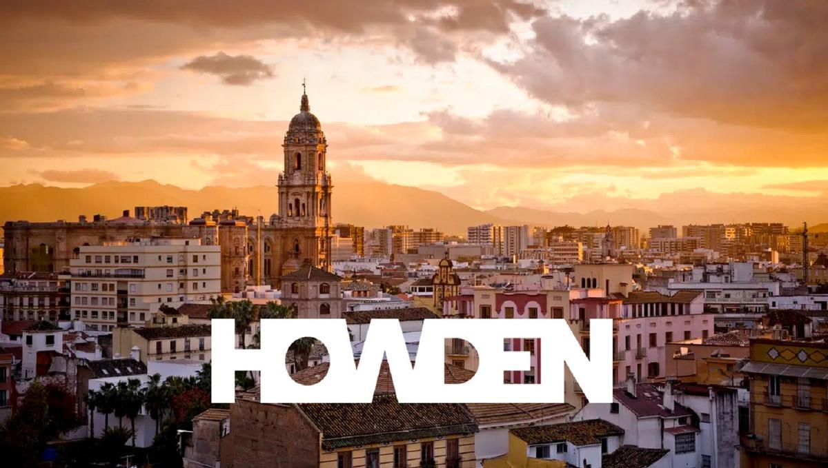 Una imagen promocinal de Howden para anunciar su llegada a Málaga.