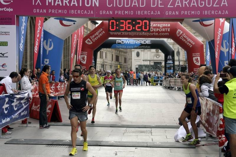 Fotogalería del IX Maratón de Zaragoza