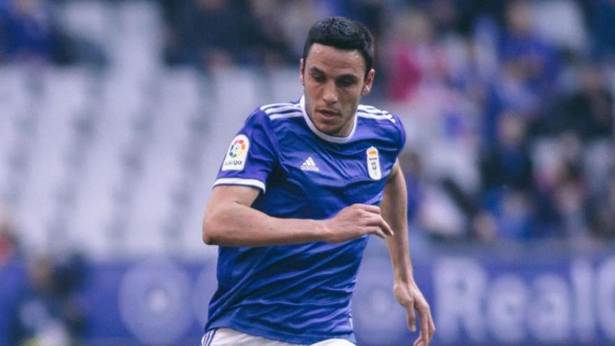 Ramón Folch, durante un encuentro con el Real Oviedo