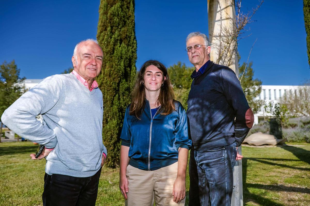 Rullan, Vives y Artigues, esta semana en el campus de la UIB.