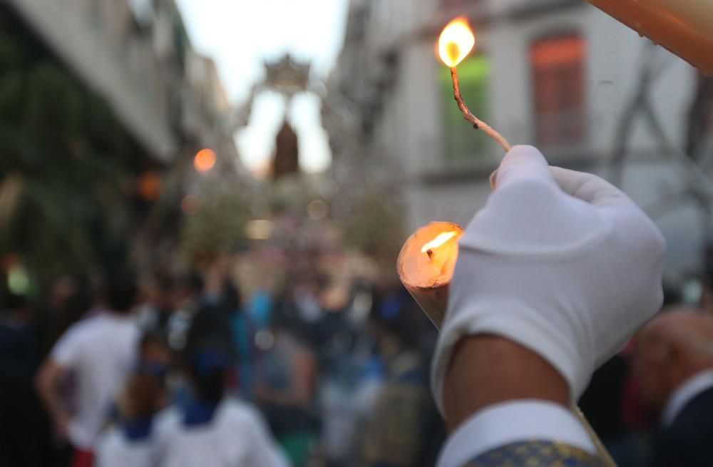 Procesión de la Virgen de la Victoria en Málaga