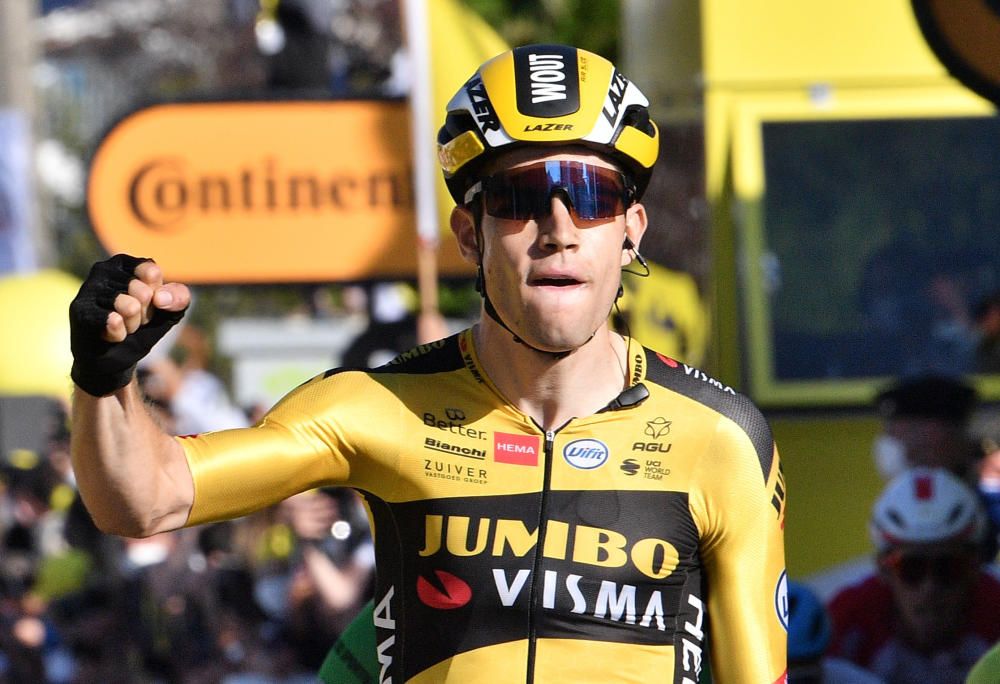 Wout van Aert se impone al sprint en la 5ª etapa