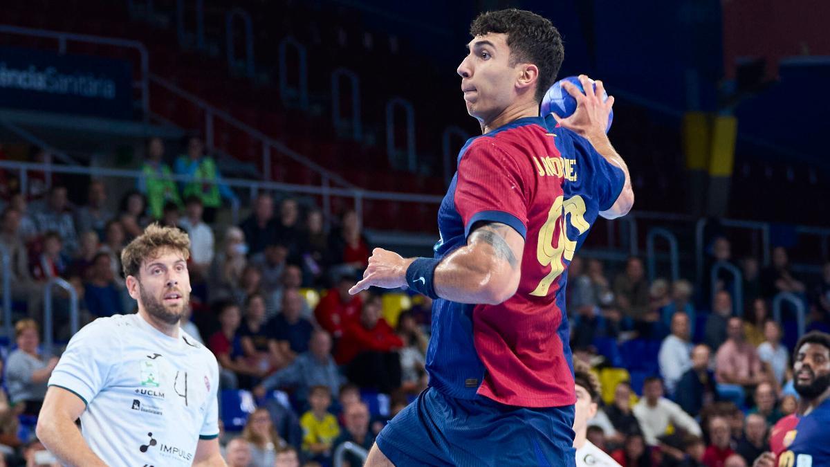 Javi Rodríguez, pivote del Barça