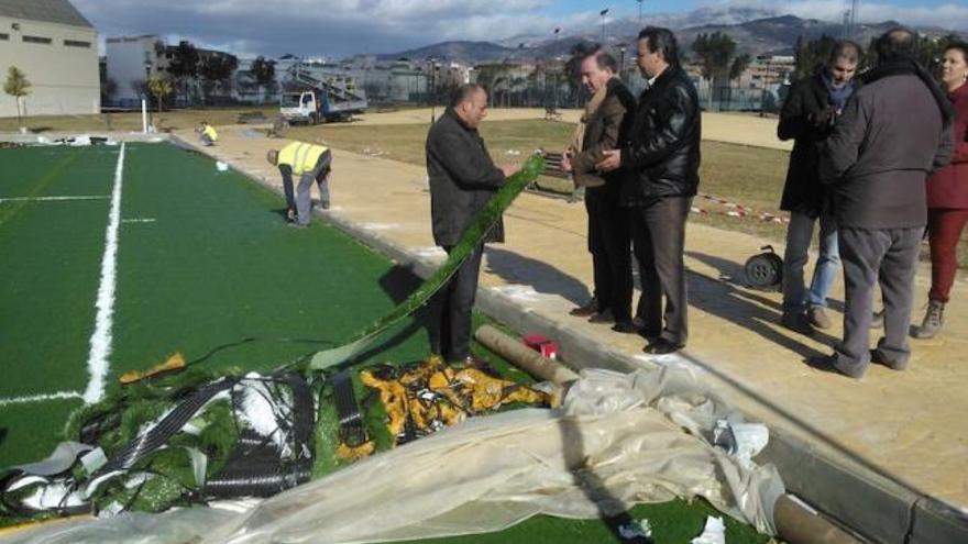 El alcalde, Francisco Delgado Bonilla, ha visitado el complejo hoy.