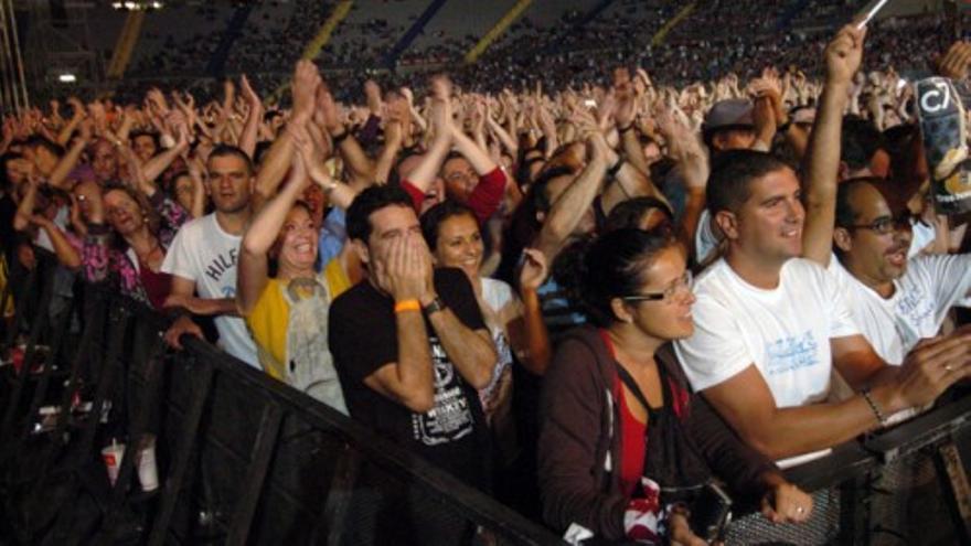 Bruce Springsteen, &#039;The Boss&#039;, hace vibrar a sus seguidores en la capital grancanaria