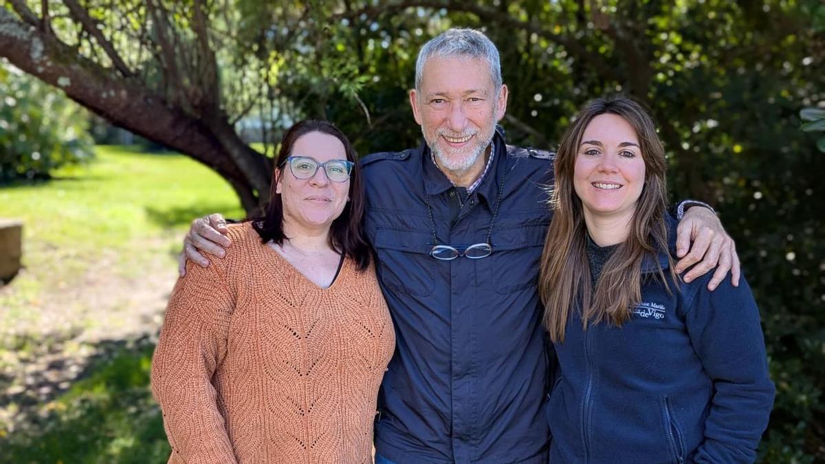 Estefanía Paredes, Jesús Souza y Alba Lago, las tres personas al frente de la investigación.