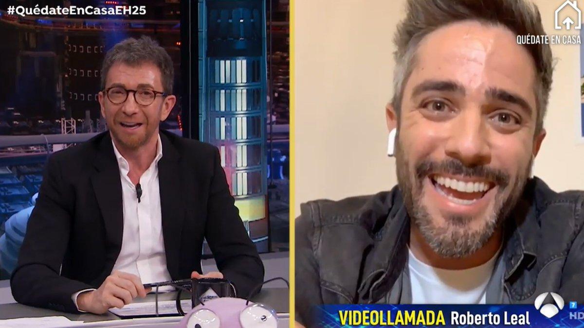 Pablo Motos y Roberto Leal, durante la entrevista en ’El hormiguero’.