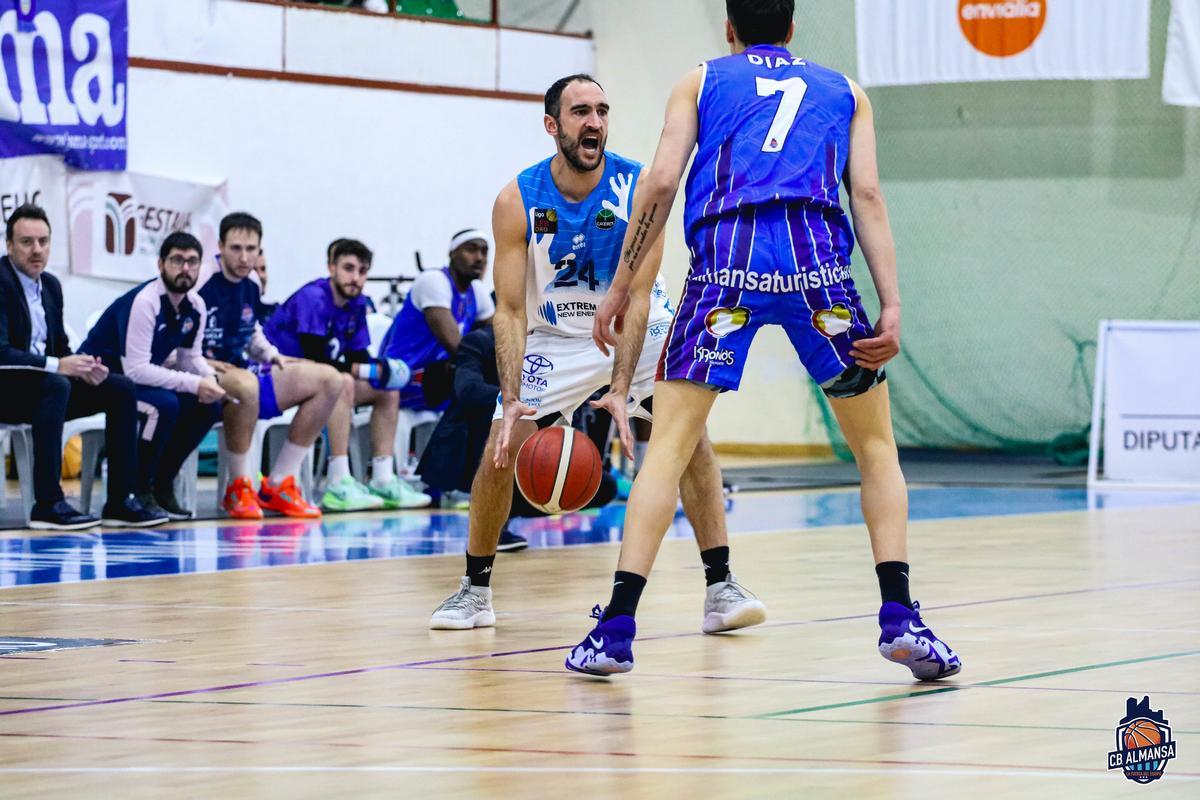 Dani Rodríguez, en el partido contra el Almansa.