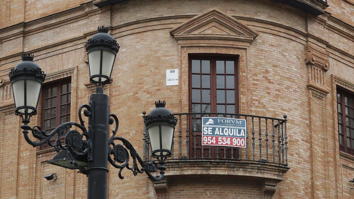 Una vivienda en alquiler.