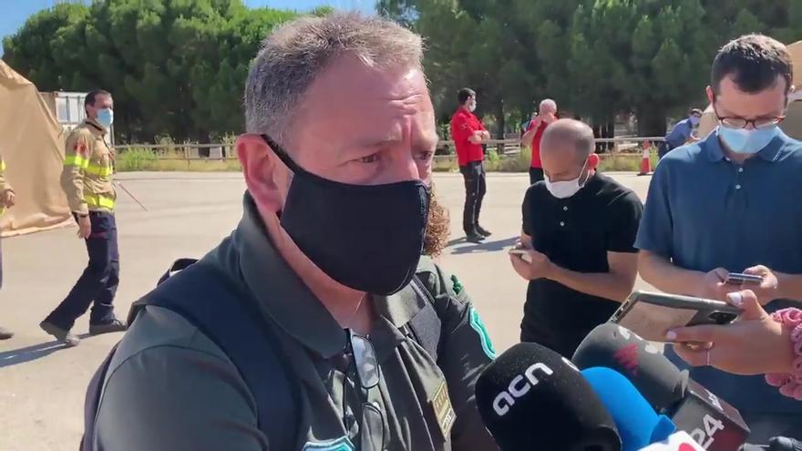 Antoni Mur, inspector jefe de Agents Rurals, dice que una colilla originó el incendio de Llançà