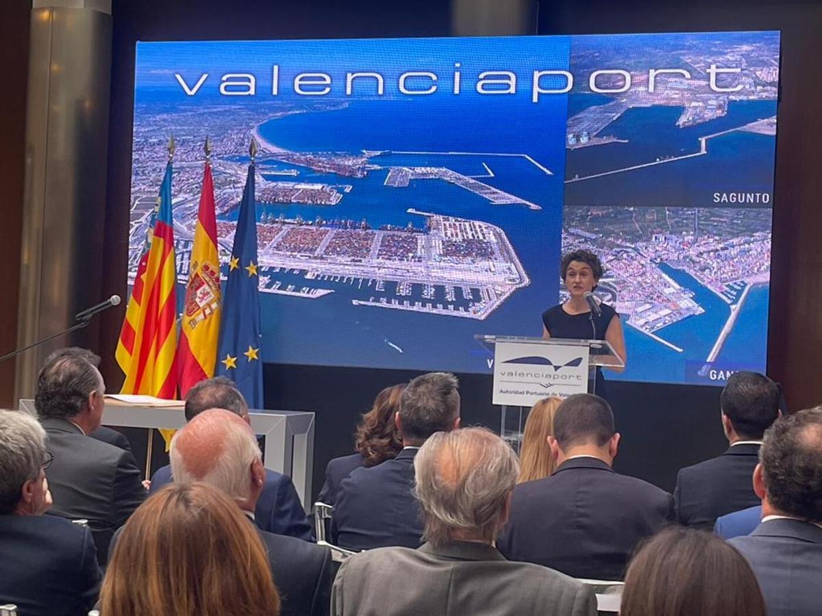 Mar Chao, durante su intervención.
