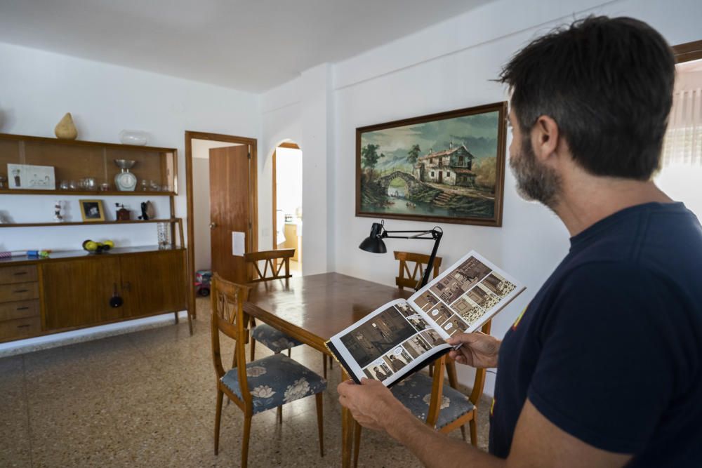Paco Roca en su casa de Olocau, que ha inspirado su nuevo libro