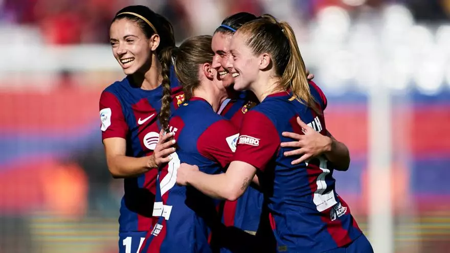 Jugadoras en acción