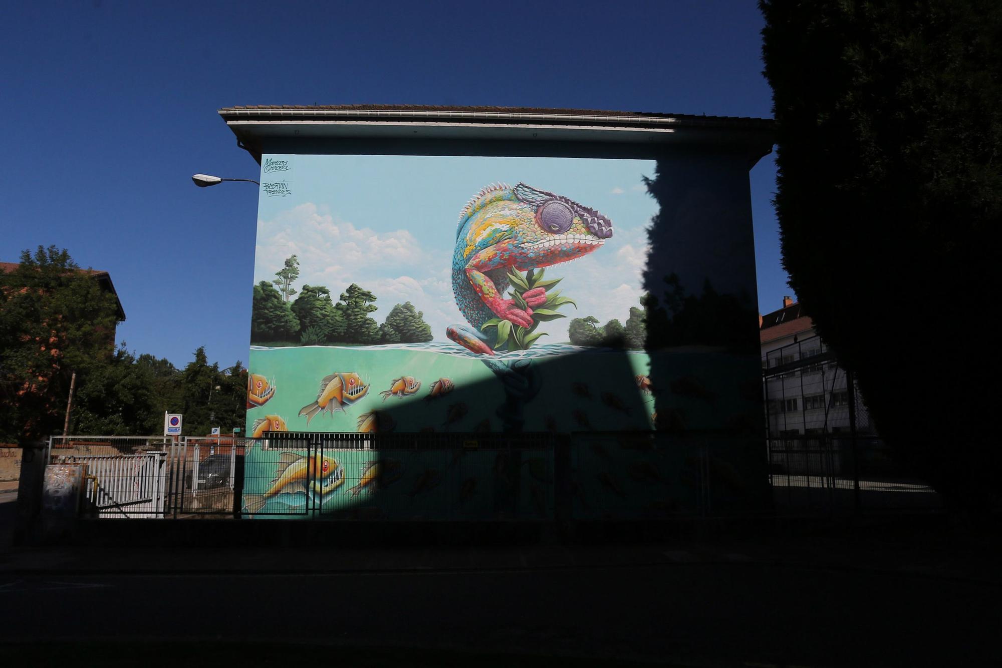 El asturiano Bastián Prendes, entre los mejores grafiteros de España