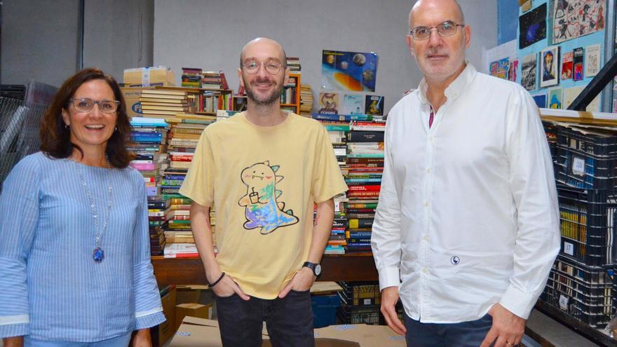 El Ayuntamiento de Alicante y UTE donan 500 kilos de libros para fines sociales