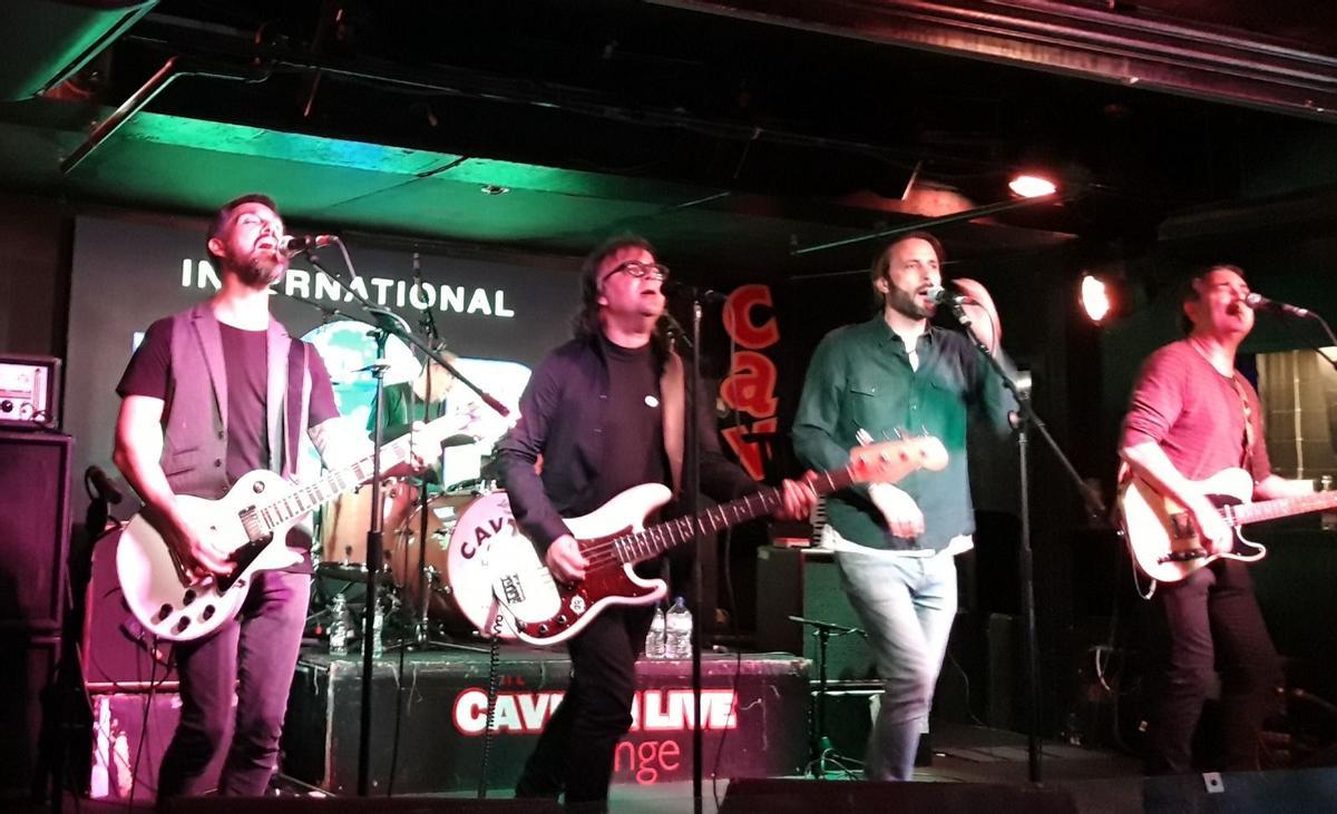 Los Goodfellows, en uno de sus conciertos