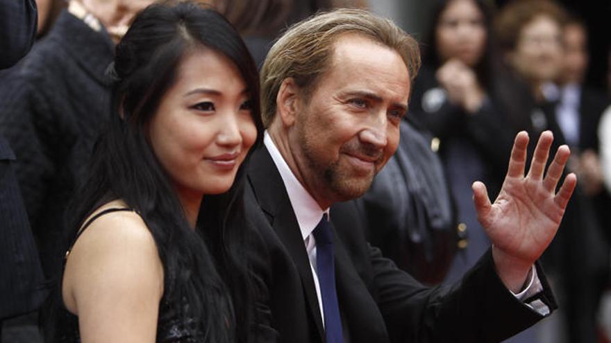 Nicolas Cage y Alice Kim