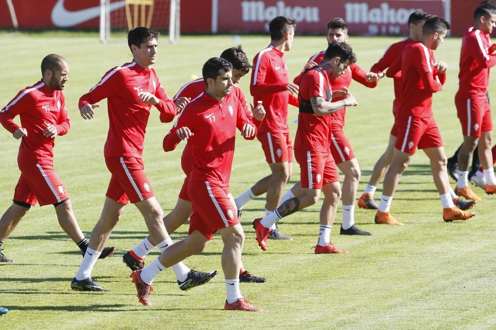 Entrenamiento del Sporting