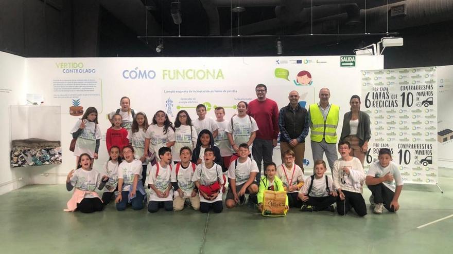 Alumnos del colegio Jorge Guillén visitan el complejo medioambiental de Valsequillo