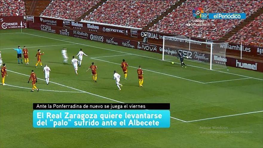 VÍDEO | Tras la dura derrota en Albacete, el Real Zaragoza quiere levantarse frente a la Ponferradina