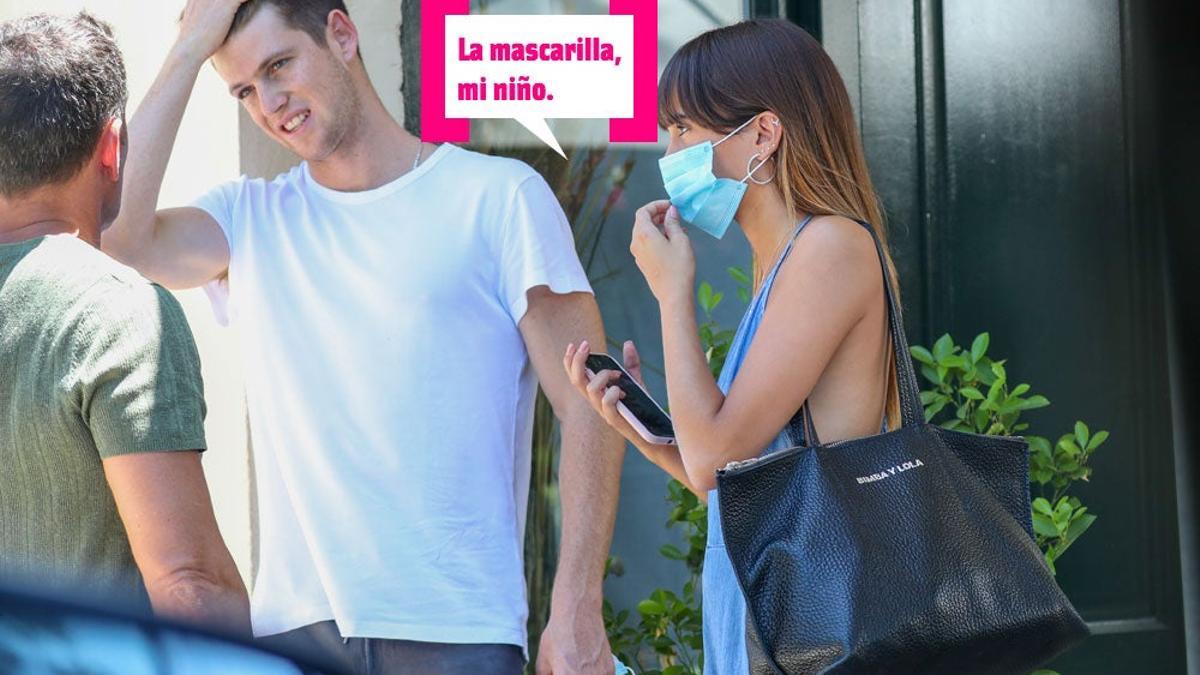 Aitana y Miguel Bernardeau salen a comer y terminan... ¡Comiéndose a besos!