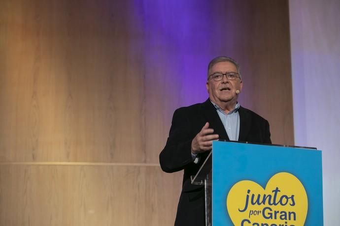 02.02.19. Las Palmas de Gran Canaria. Presentación de la candidatura de Unidos por Gran Canaria y Coalición Canaria para las elecciones de Mayo/19.  Infecar. Foto Quique Curbelo