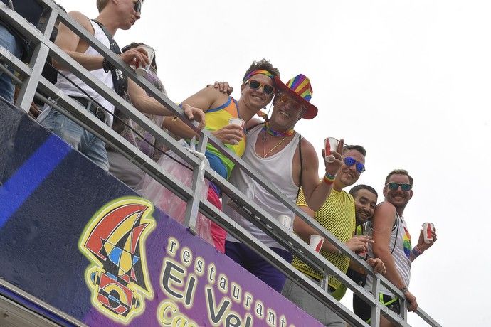 Desfile del Gay Pride en Maspalomas post-Covid