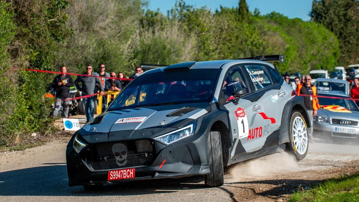 Campaner-Rotger en el Rallysprint de Santanyí