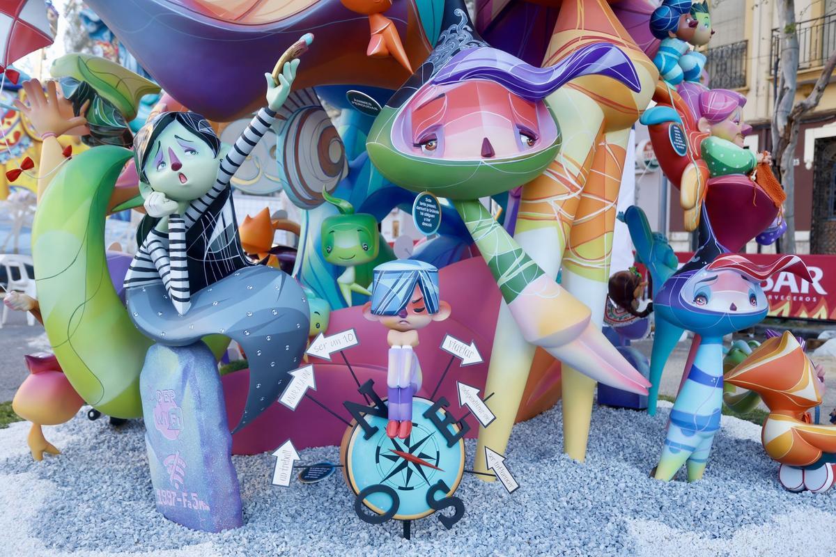Una falla con Alma: el monumento con el que Exposición-Micer Mascó quiere alcanzar la gloria en Infantil