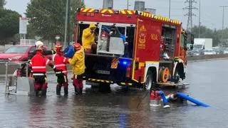 Colapso en las en carreteras, Metro y cercanías por las fuertes lluvias en Madrid