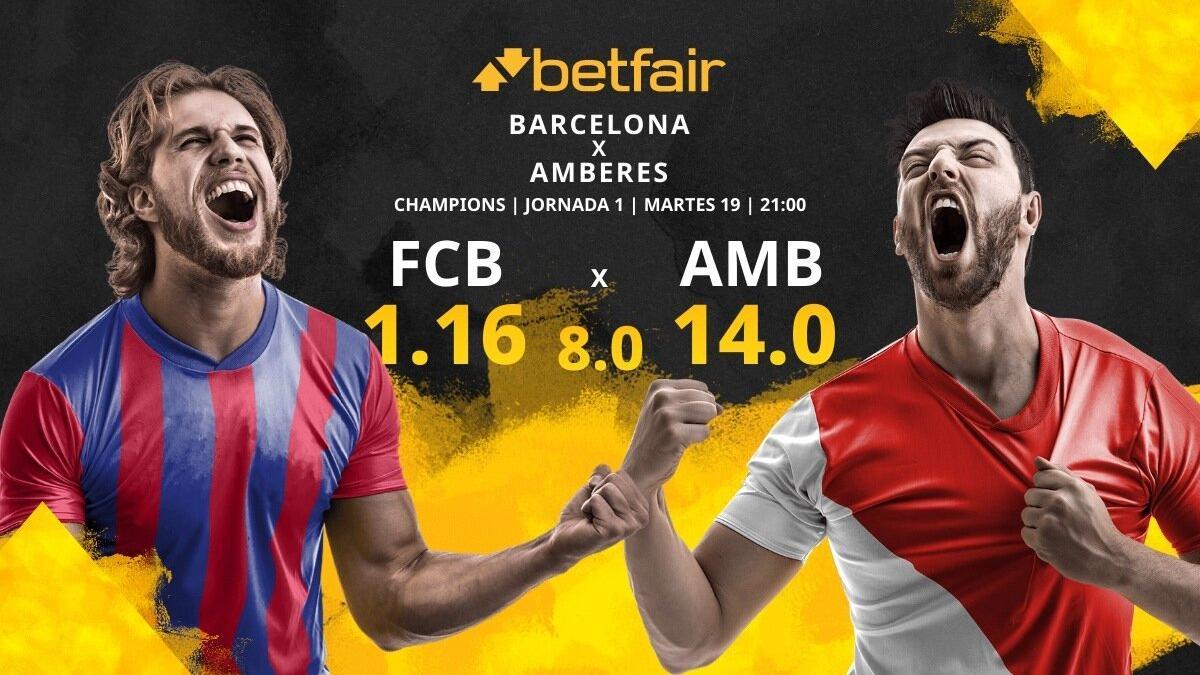 FC Barcelona vs. Amberes FC: horario, TV, estadísticas, clasificación y pronósticos