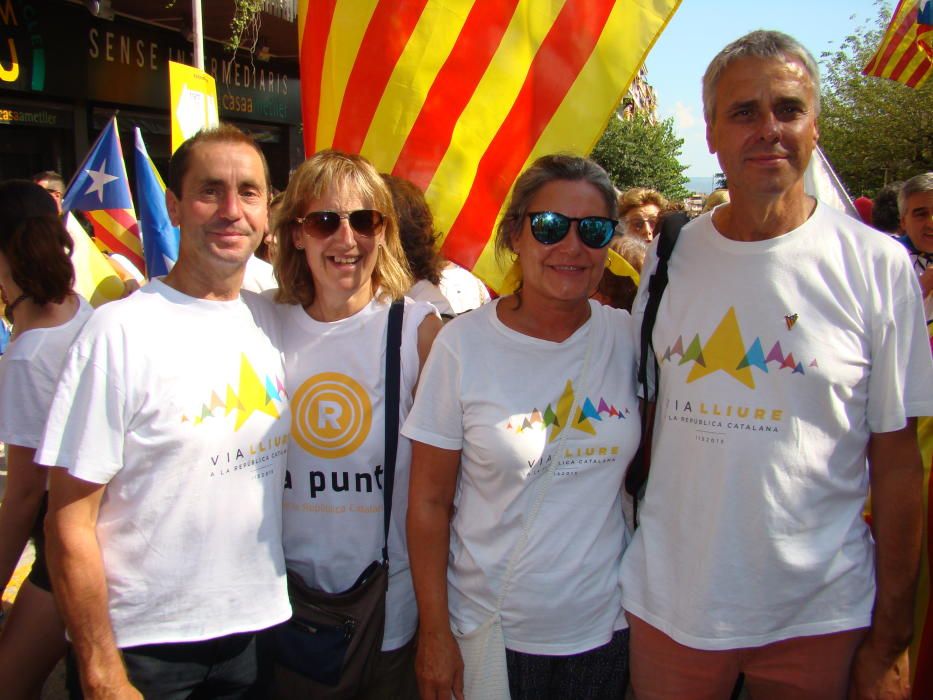 La delegació bagenca a la Diada