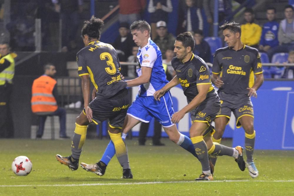 El Dépor cae goleado ante Las Palmas