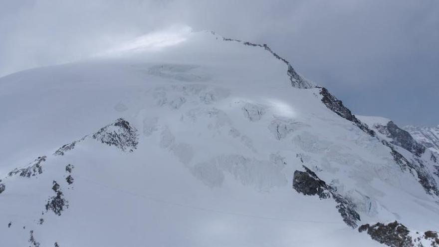 Zona de Arolla (Suiza) en la que se han hallado los cadáveres.