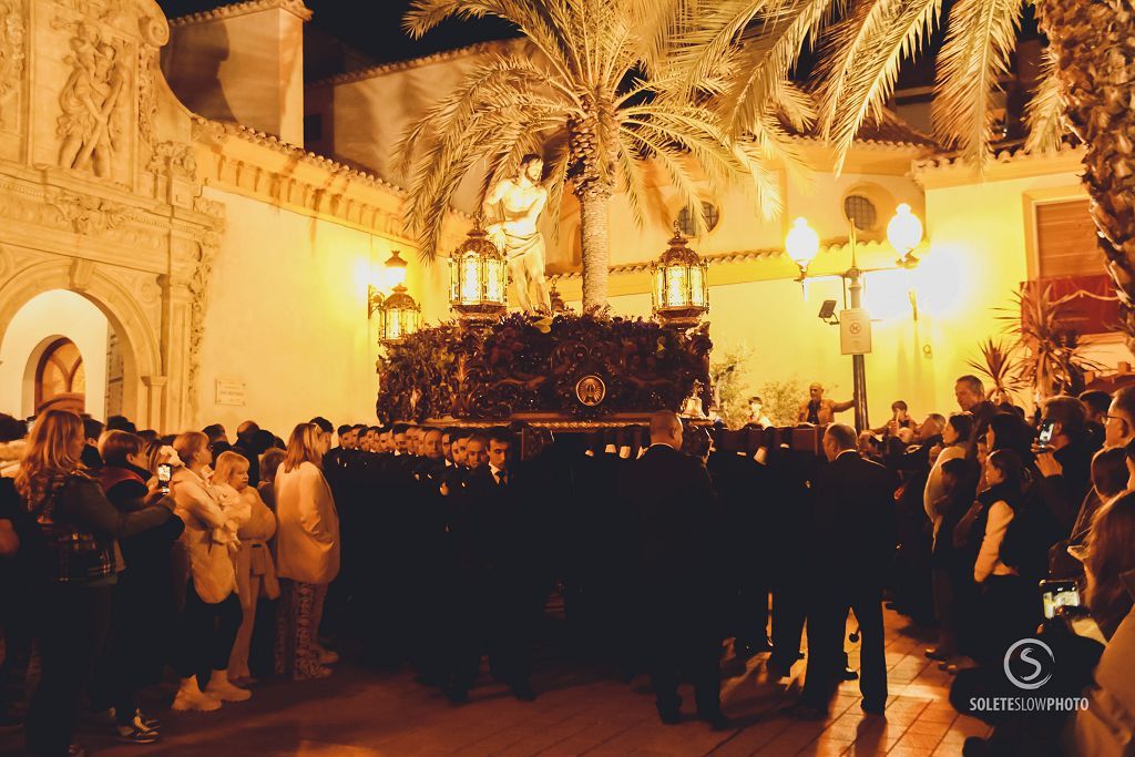 Las imágenes de la Procesión del Silencio en Lorca