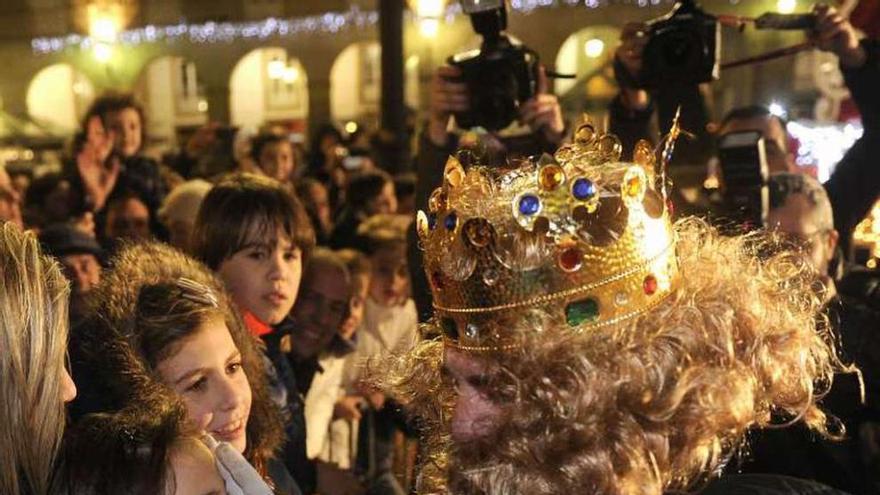 El Rey Gaspar, en la Cabalgata del año pasado. carlos pardellas